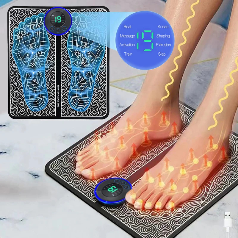 Home Gym Essentials - Almohadilla Eléctrica para Masaje de Pies,