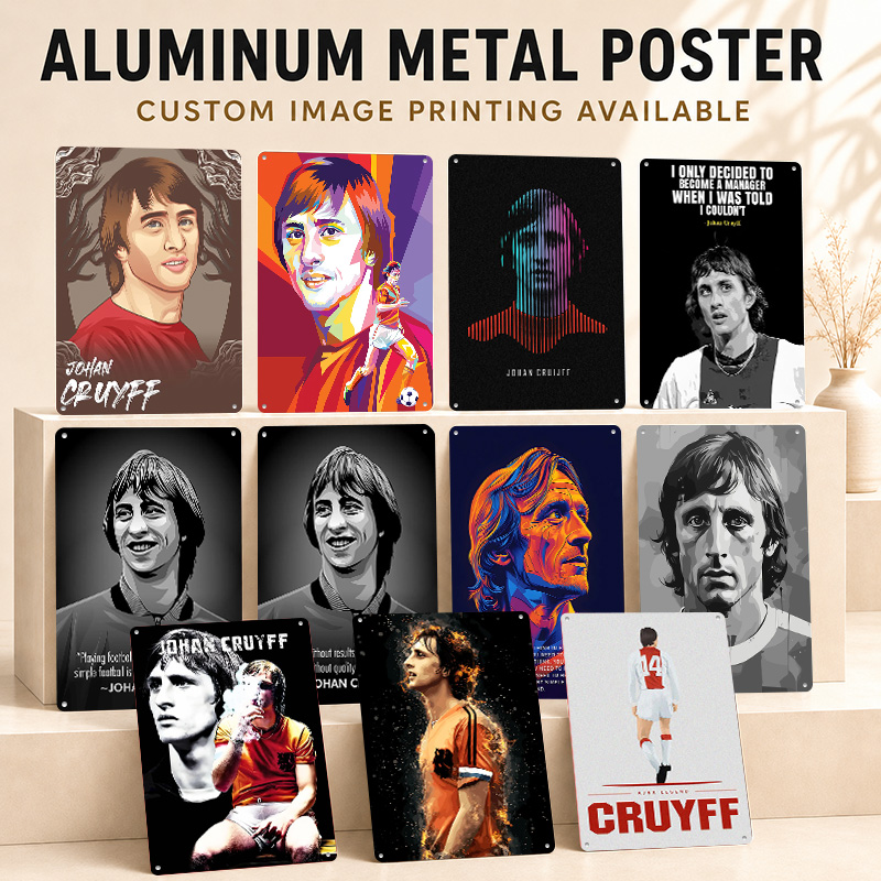 Home Gym Yes Or No - Pósters Impresos de Johan Cruyff, Letrero
