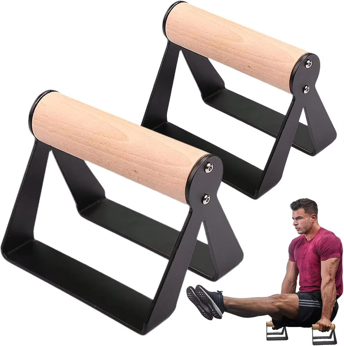 Home Gym Body Solid - Soporte para flexiones para gimnasio en