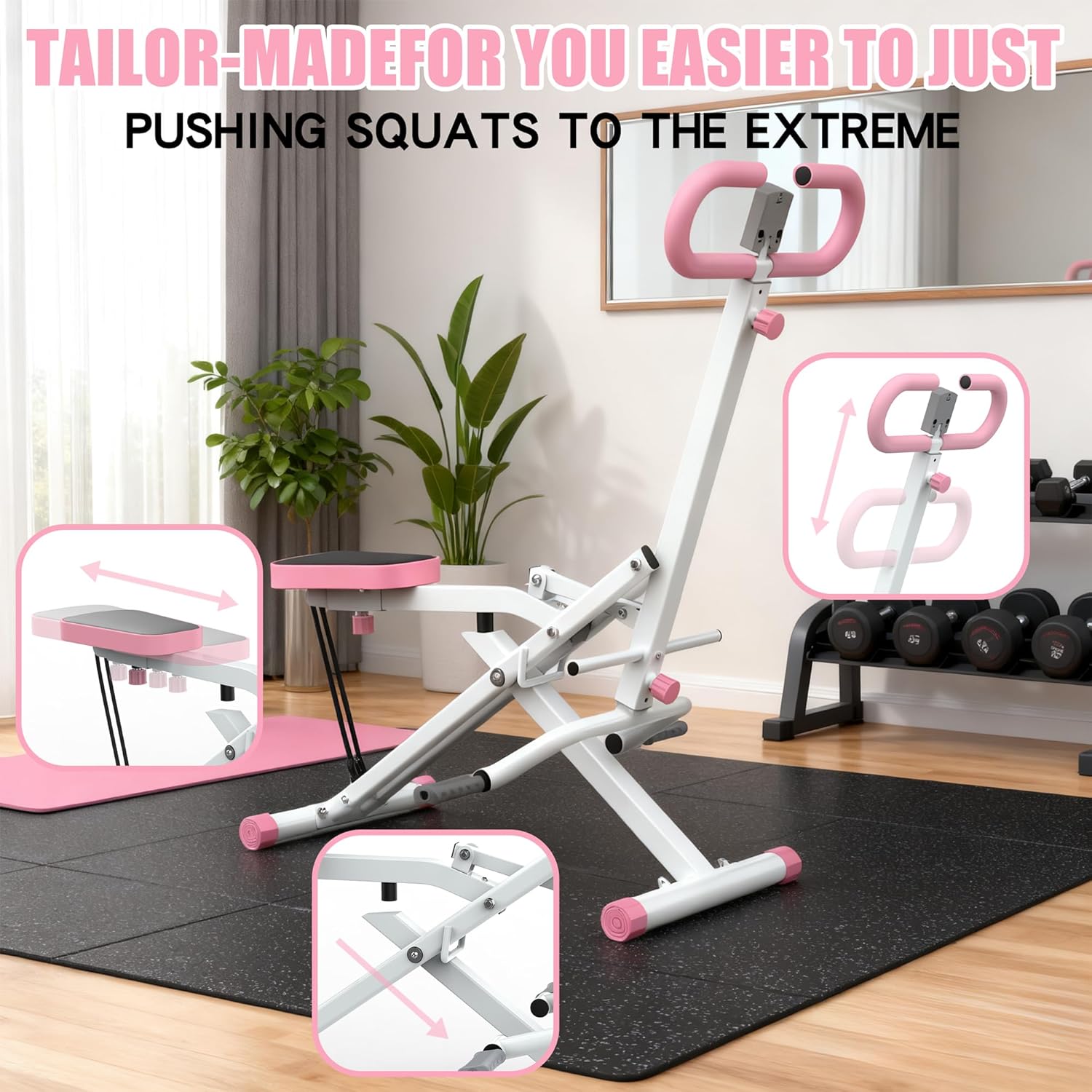 Máquina de Sentadillas para el - Home Gym Hip Thrust Machine reseña y precio