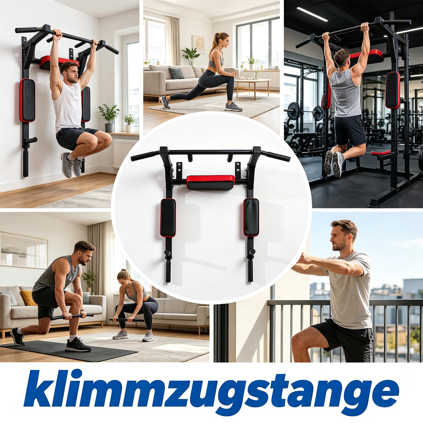 Barra de dominadas multifuncio - Home Gym On Wall reseña y precio