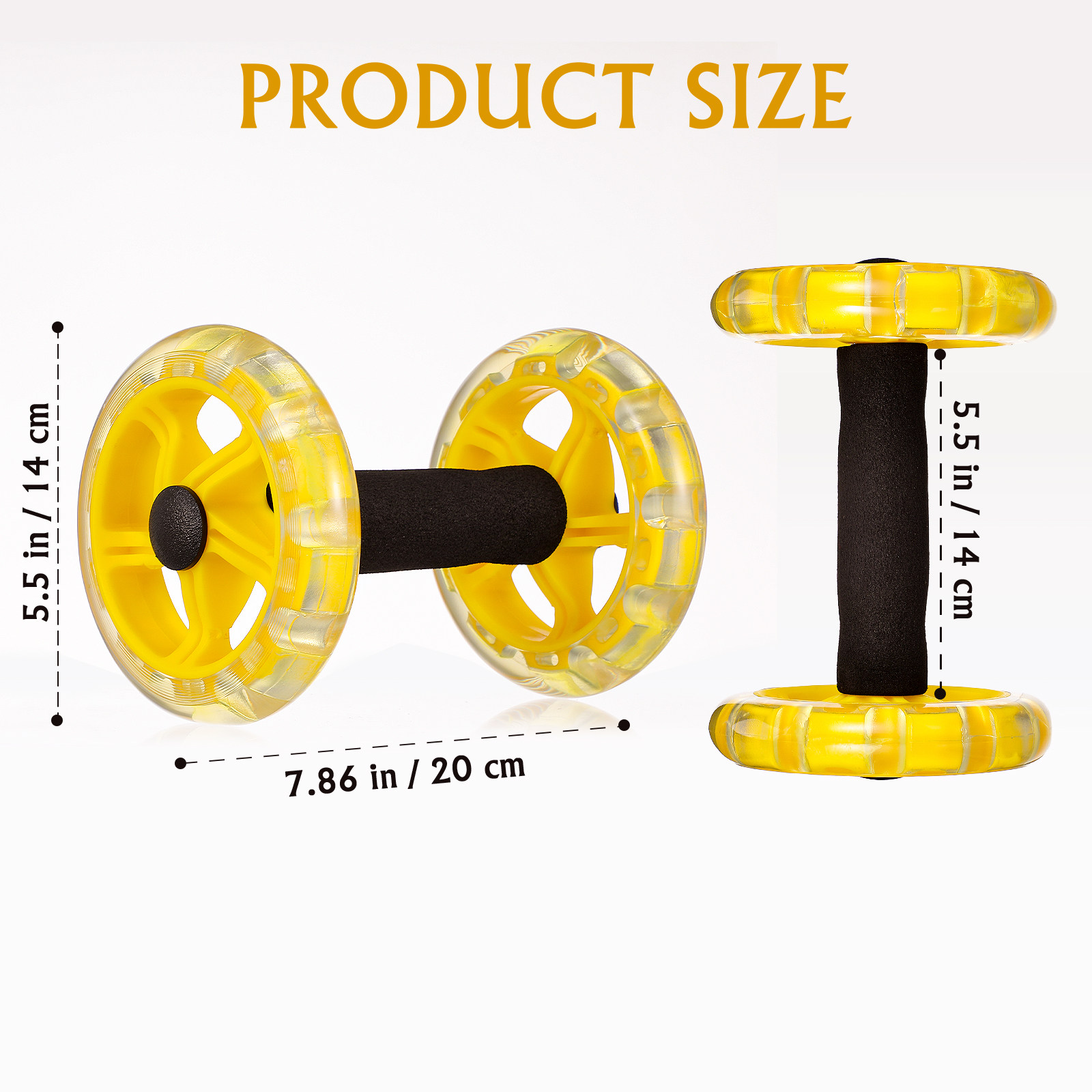 1 Par de Rodillos Abdominales  - Ab Roller Wheel reseña y precio