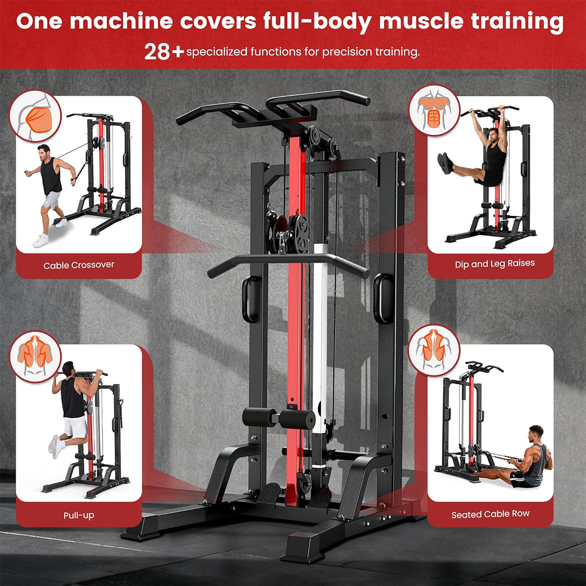 Máquina de Gimnasio Pooboo par - Home Gym Workout Equipment reseña y precio