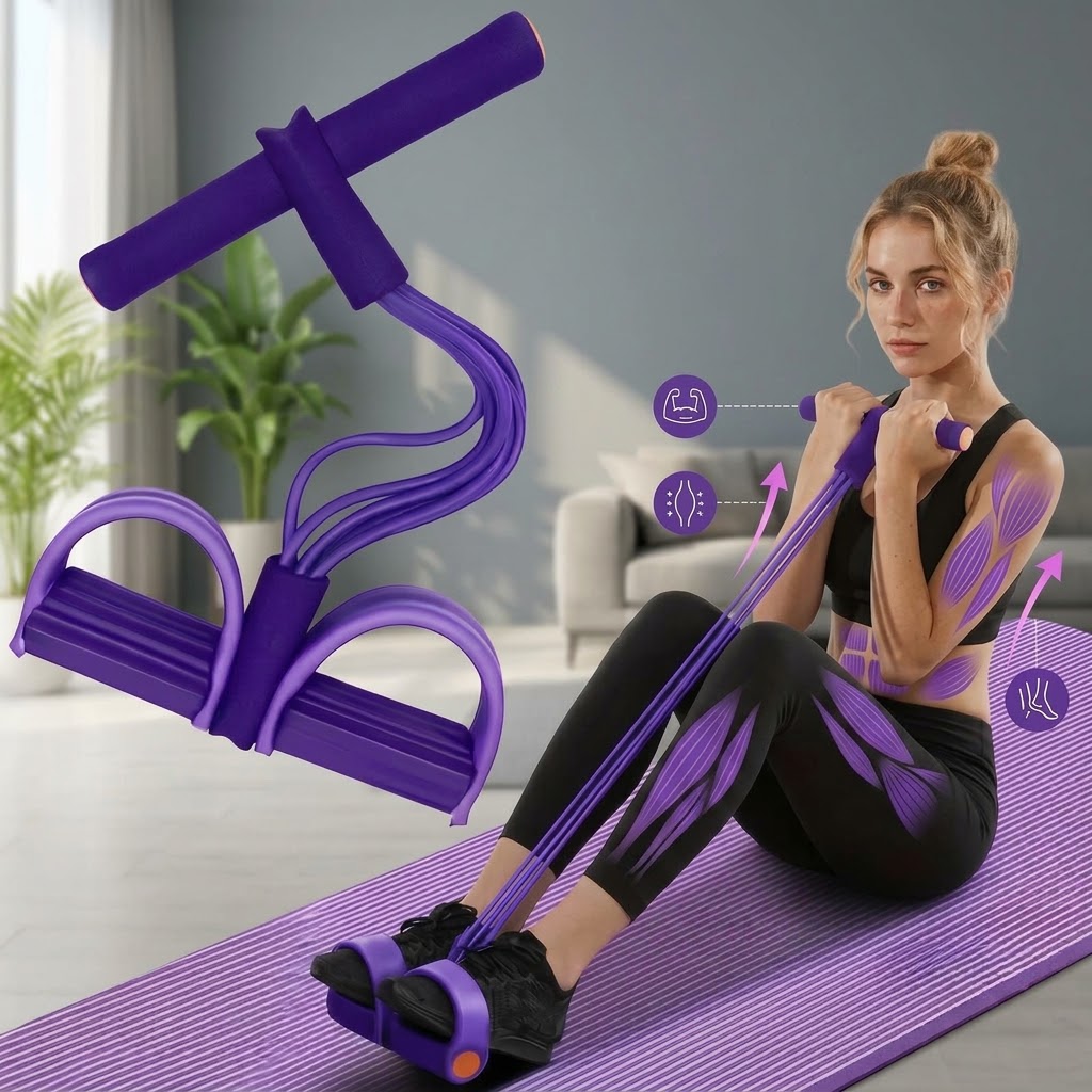 Banda de Resistencia con Pedal - Home Gym Full Setup reseña y precio
