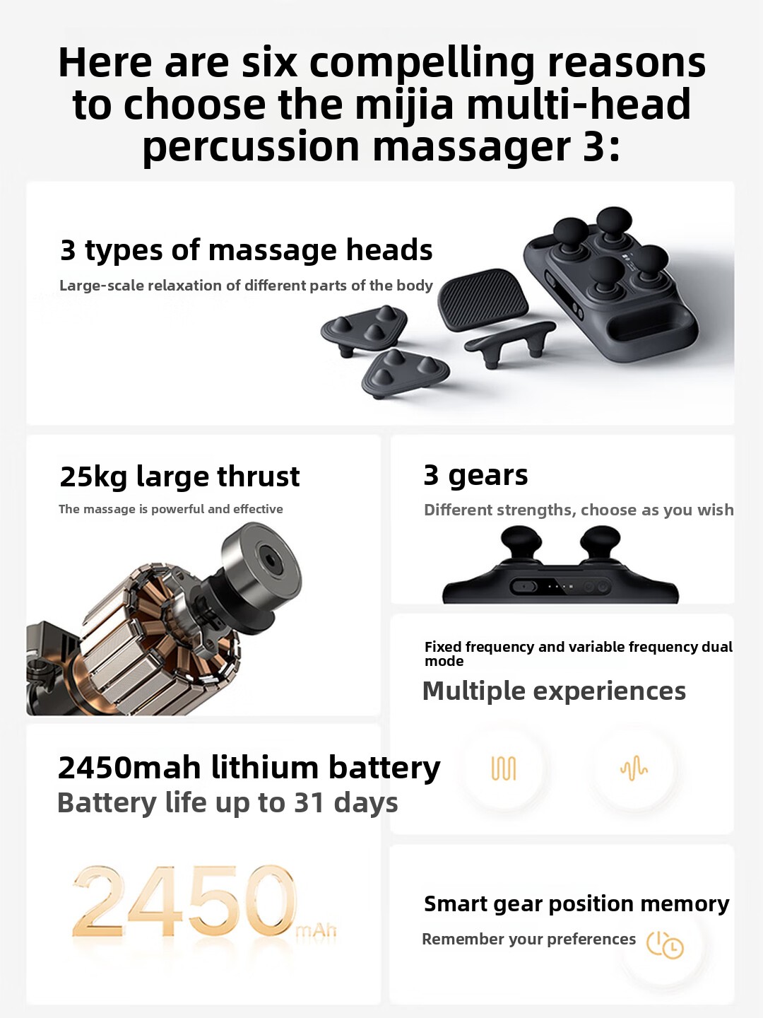 Pistola de Masaje Mijia Multi- - Home Gym Essentials reseña y precio