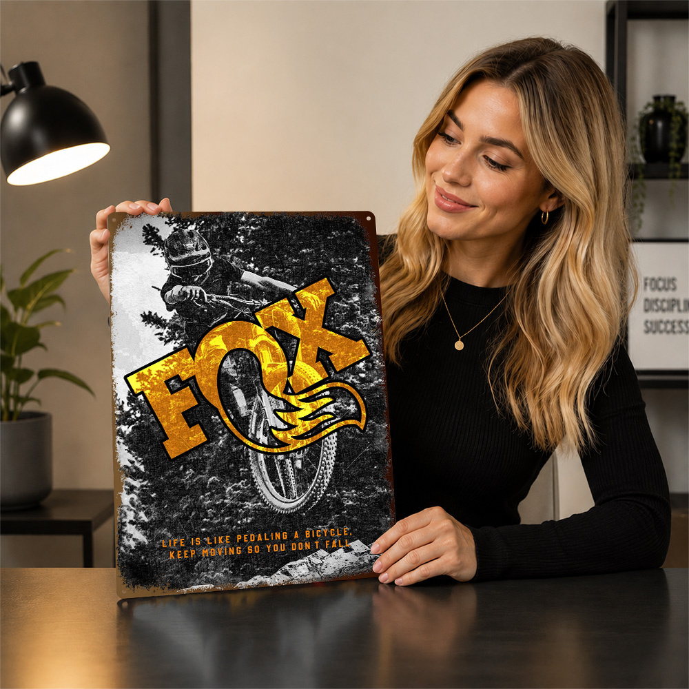Póster de aluminio con diseño  - Home Gym Outdoor Ideas reseña y precio