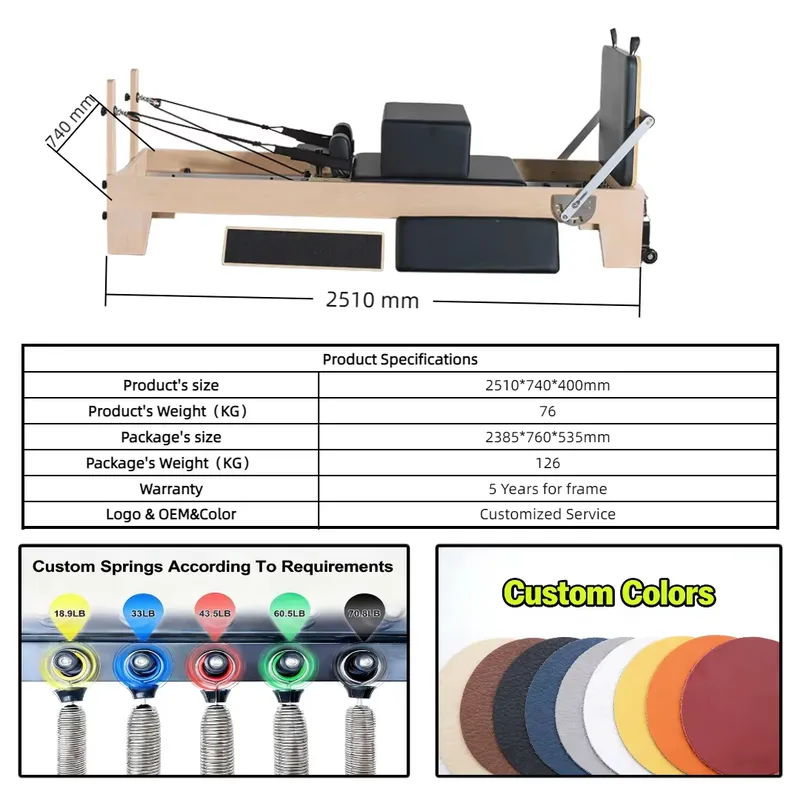 Máquina de Pilates Reformer de - Home Gym Body Solid reseña y precio
