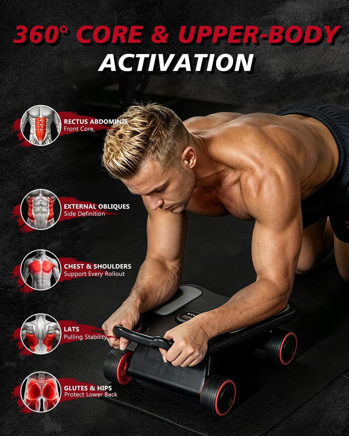 Rueda Abdominal, Rodillo Abdom - Ab Roller Wheel reseña y precio