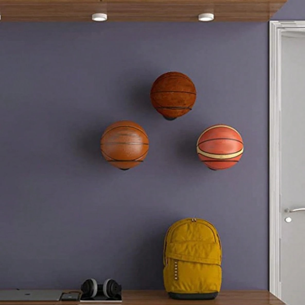 Soporte de exhibición de balon - Home Gym On Wall reseña y precio