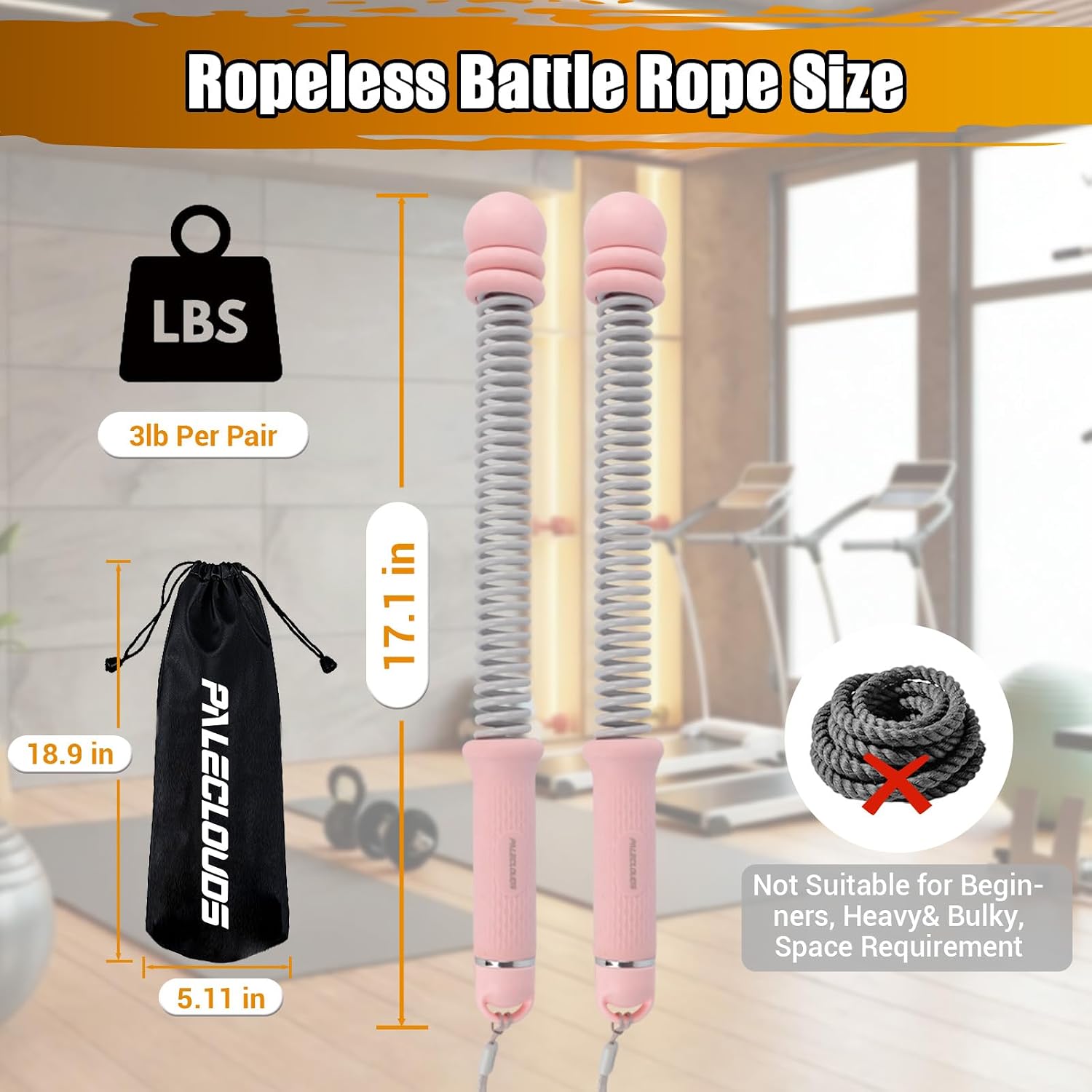 Cuerdas de Batalla Portátiles  - Home Gym Workout Equipment reseña y precio