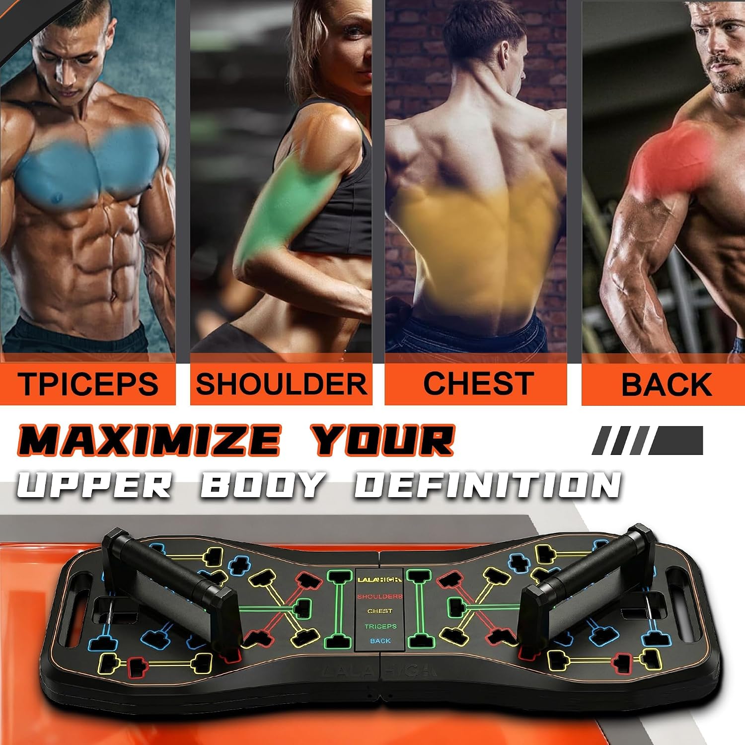 Tabla de Push-Up LALAHIGH, Equ - Ab Roller Wheel reseña y precio