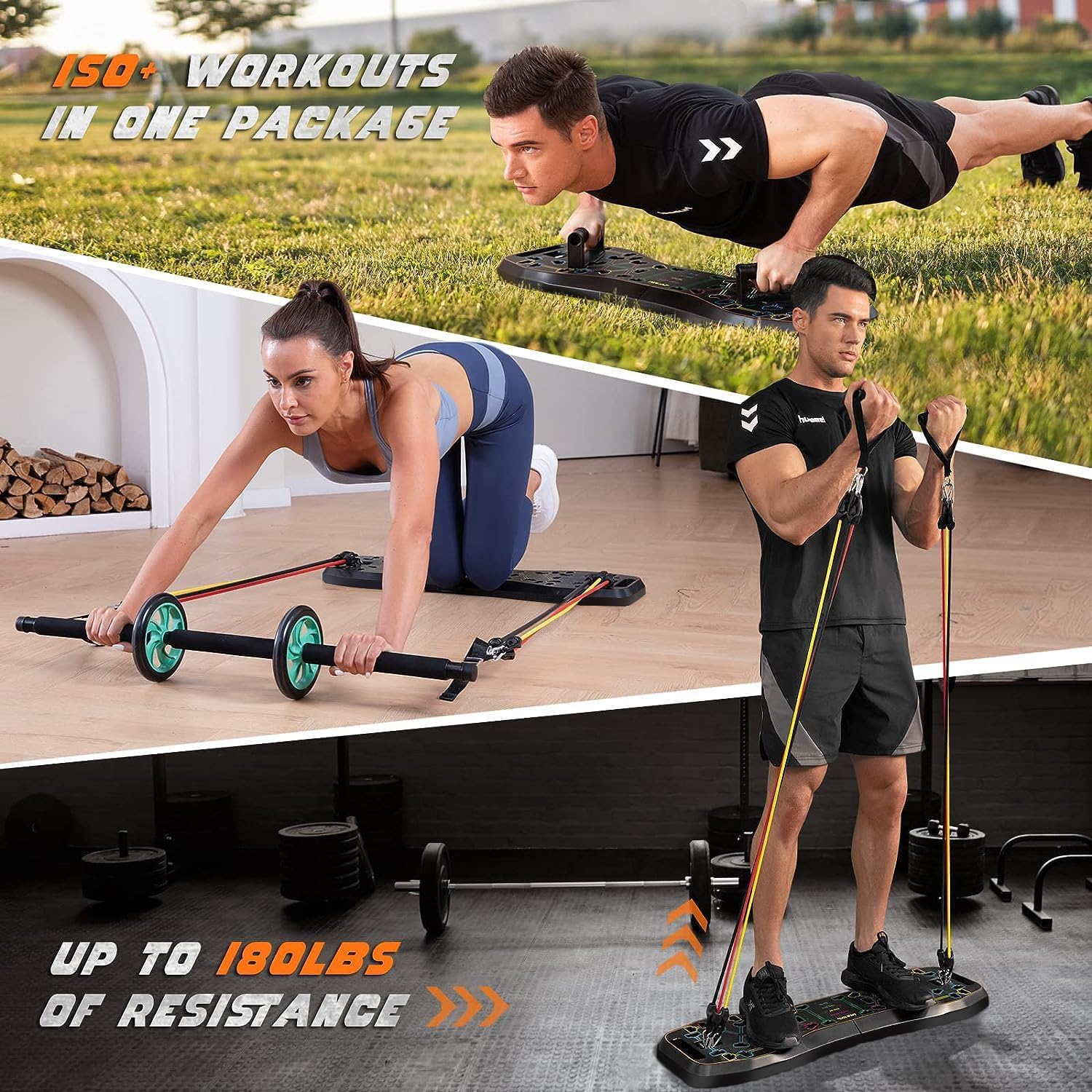 Tabla de Push-Up LALAHIGH, Equ - Ab Roller Wheel reseña y precio