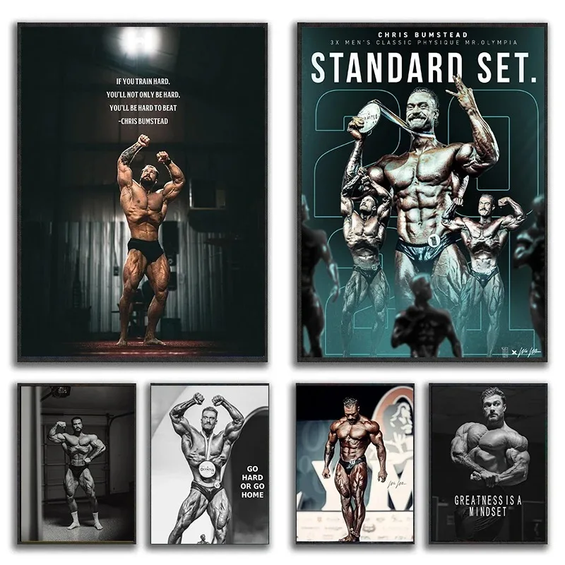 Pintura en lienzo de Chris Bum - Home Gym On Wall reseña y precio