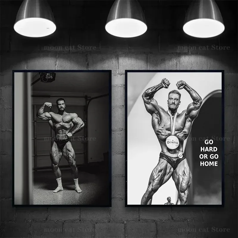 Pintura en lienzo de Chris Bum - Home Gym On Wall reseña y precio