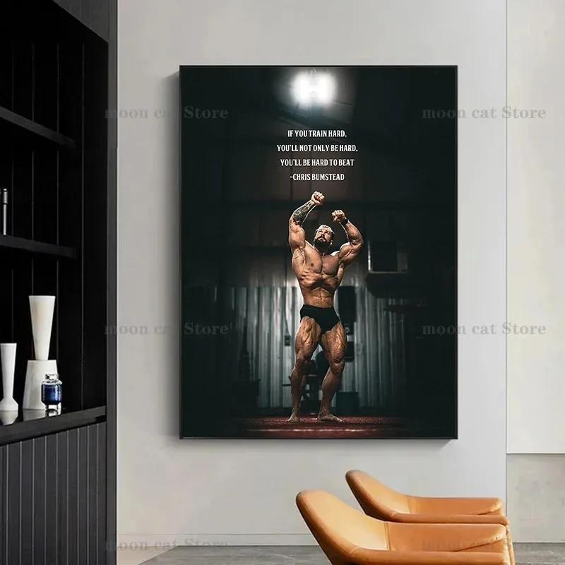 Pintura en lienzo de Chris Bum - Home Gym On Wall reseña y precio