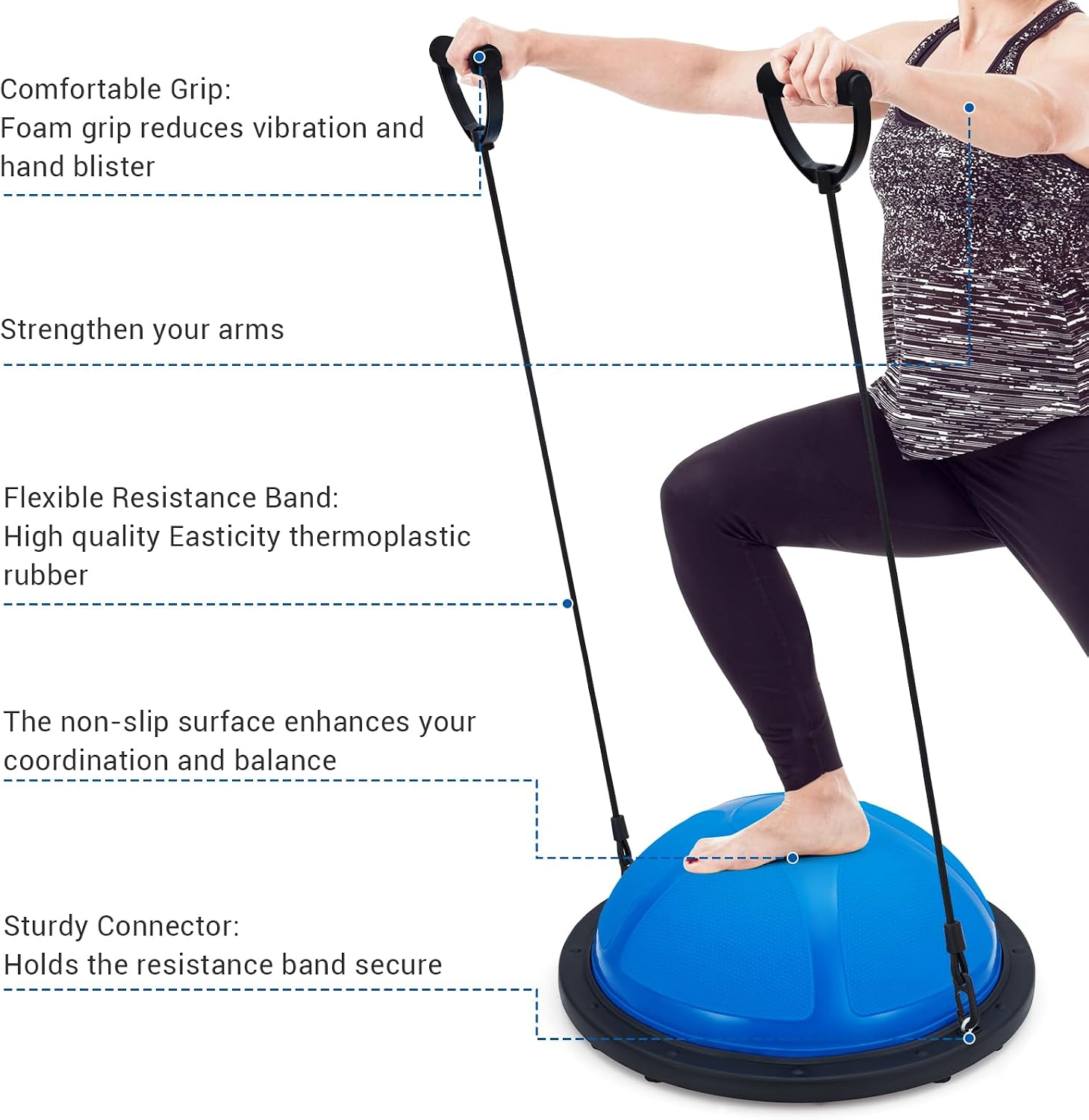 Tacleekii Half Balance Ball de - Home Gym Full Setup reseña y precio
