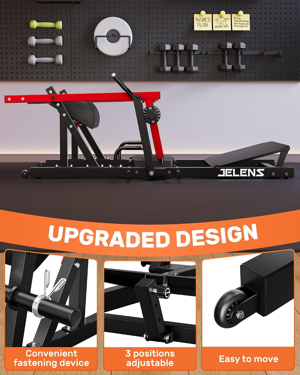 Máquina de Hip Thrust y Glute  - Home Gym Hip Thrust Machine reseña y precio
