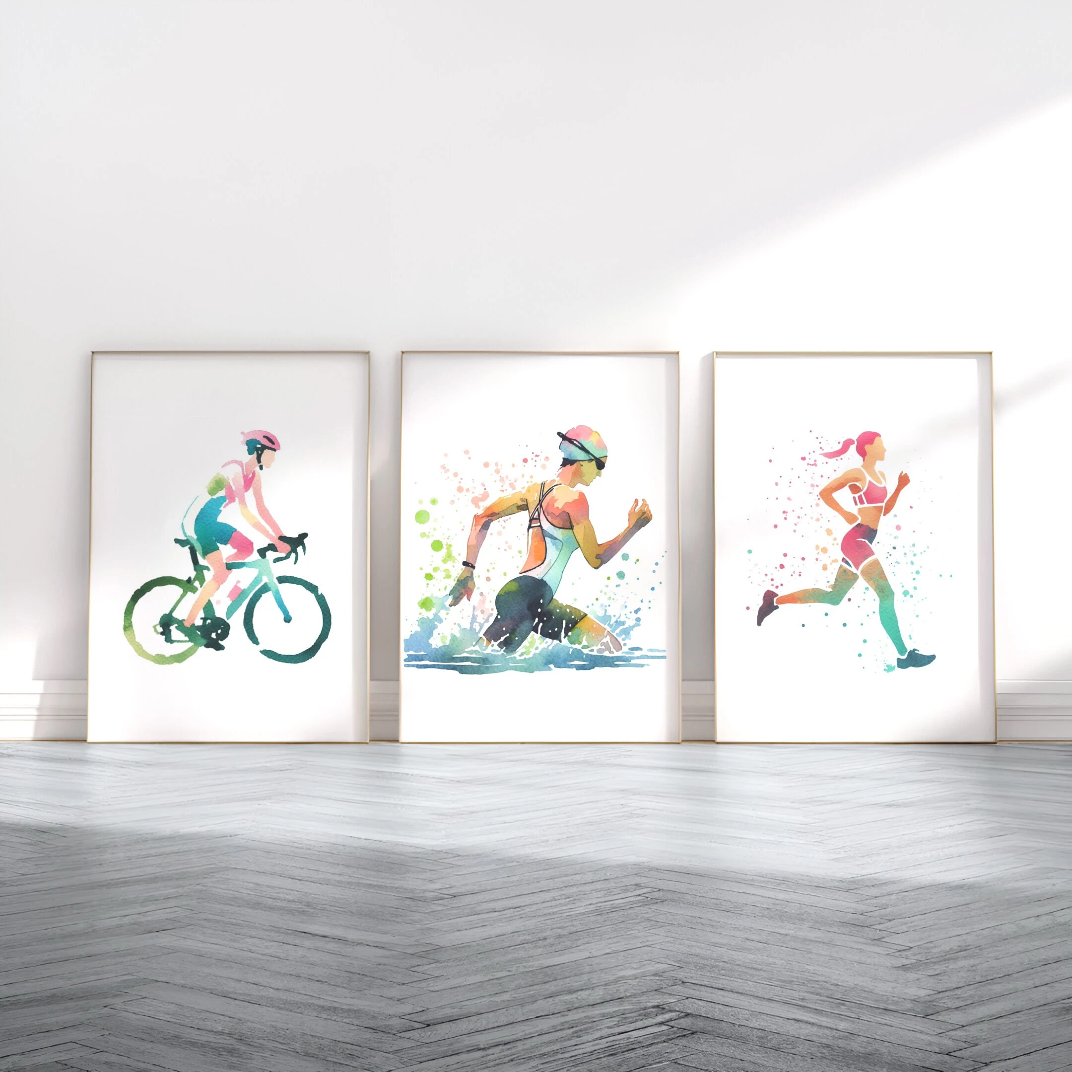 Juego de 3 pósteres artísticos - Home Gym Yes Or No reseña y precio