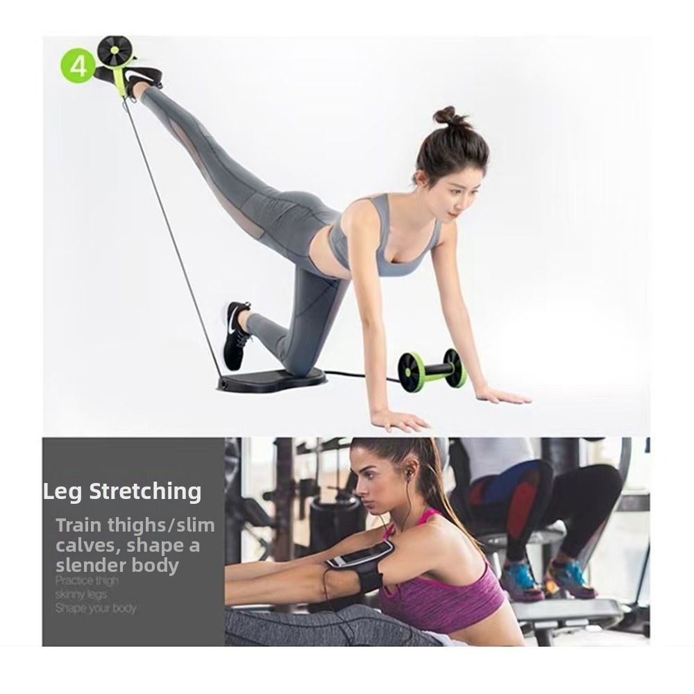 Rodillo Abdominal Doble con Ba - Ab Roller Wheel reseña y precio