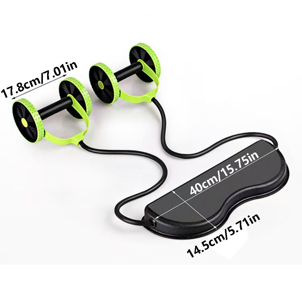 Rodillo Abdominal Doble con Ba - Ab Roller Wheel reseña y precio