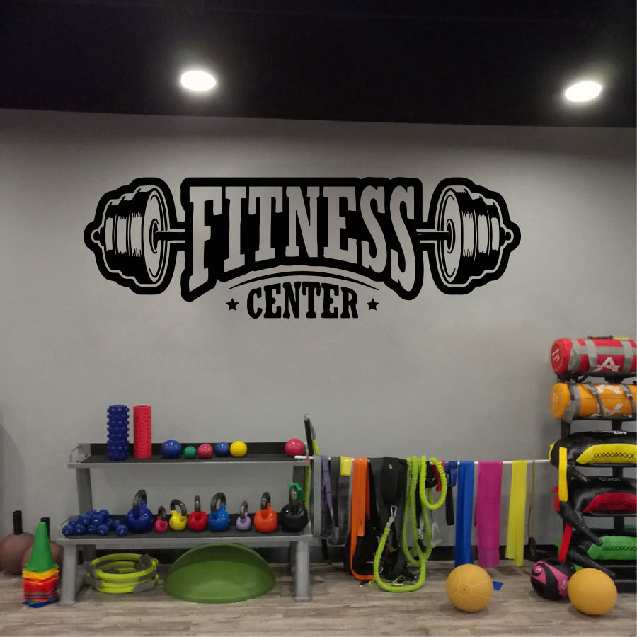 Calcomanía de vinilo para deco - Home Gym On Wall reseña y precio