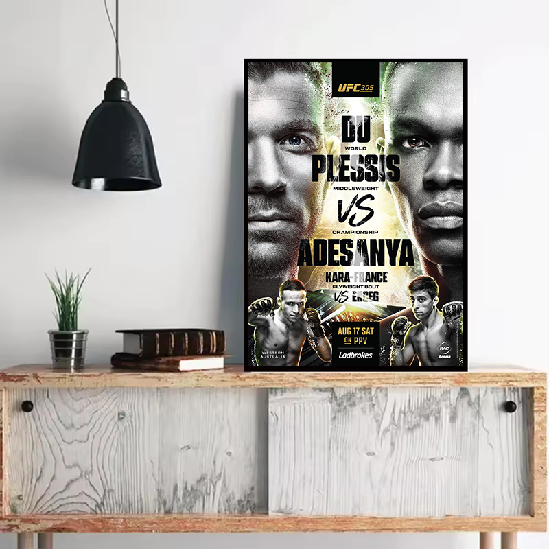 Póster de Lucha por el Campeon - Home Gym On Wall reseña y precio