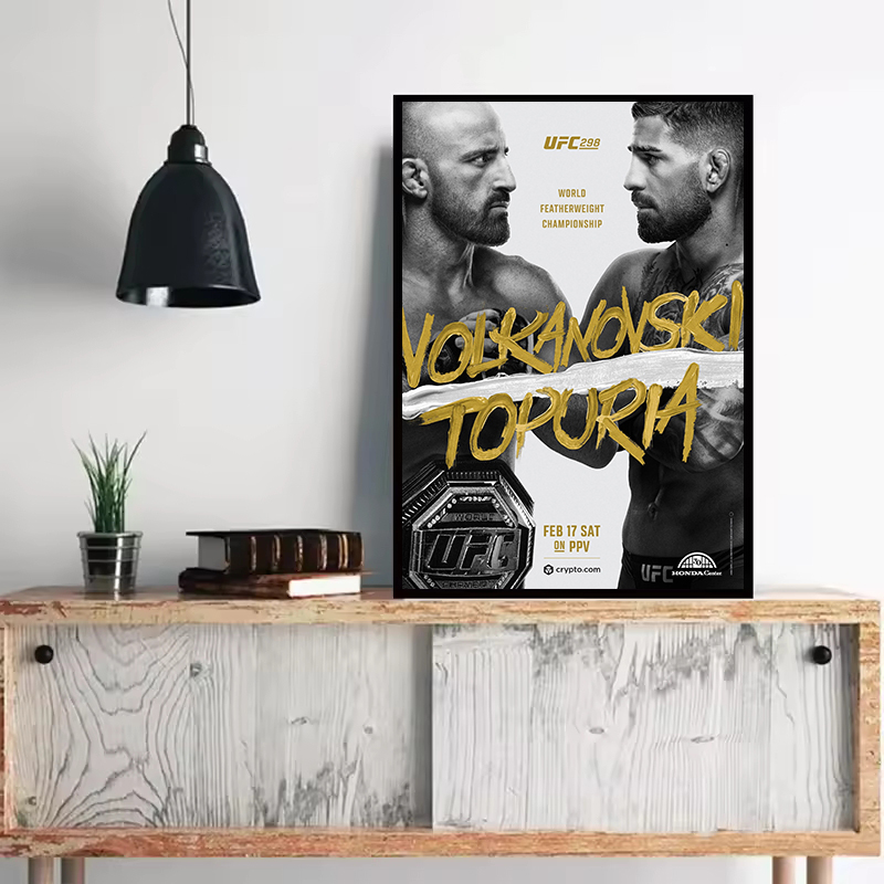 Póster de Lucha por el Campeon - Home Gym On Wall reseña y precio