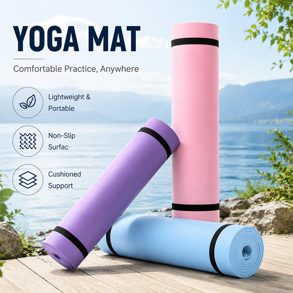 Esterilla de Yoga gruesa antid - Gymnastics Mat Thick reseña y precio