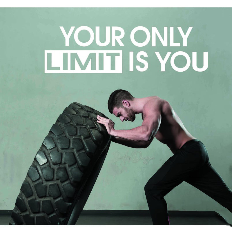 Tu único límite eres tú: adhes - Home Gym On Wall reseña y precio