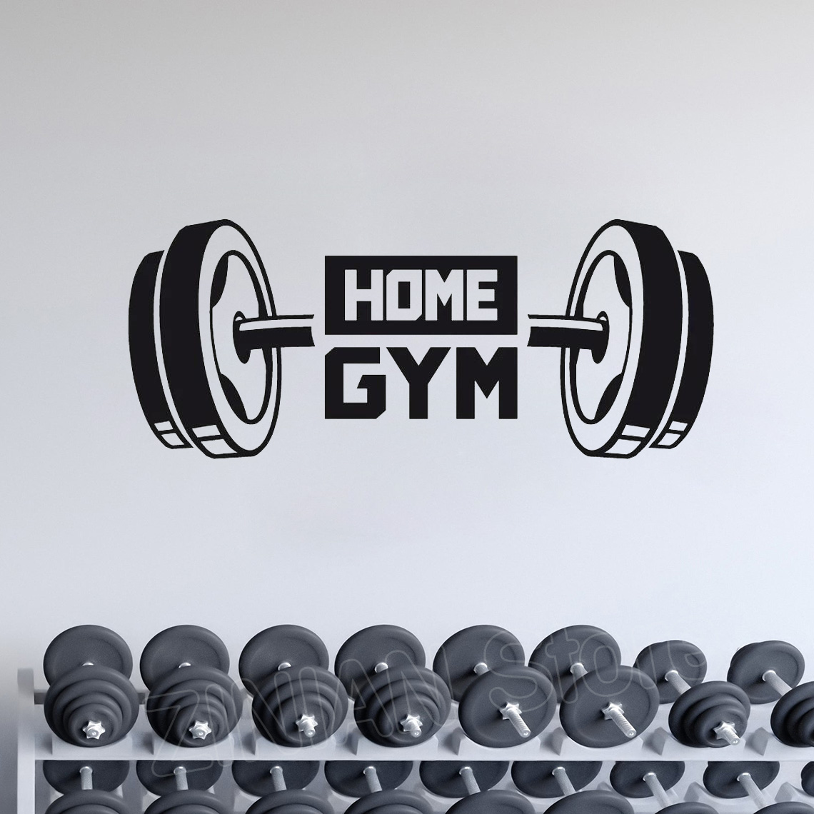 Fitness decoración de gimnasio - Home Gym On Wall reseña y precio
